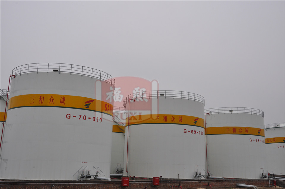 Pintura y mantenimiento de tanques de almacenamiento de petróleo Sinopec