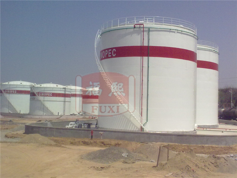 Pintura y mantenimiento de tanques de almacenamiento de petróleo Sinopec