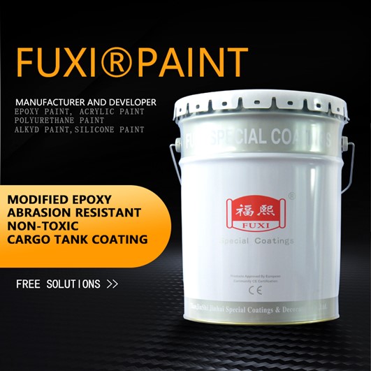 Pintura epoxi modificada resistente al desgaste para tanques de carga no tóxicos